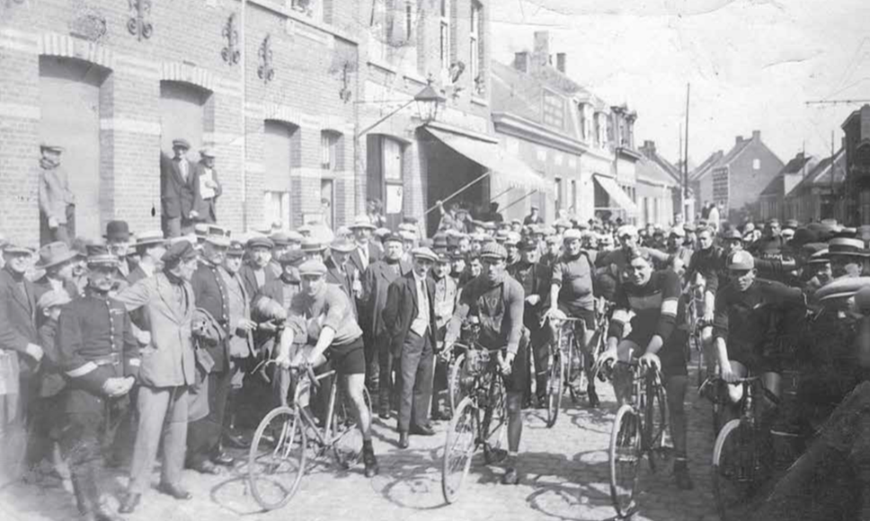Le premier départ à Schoten.